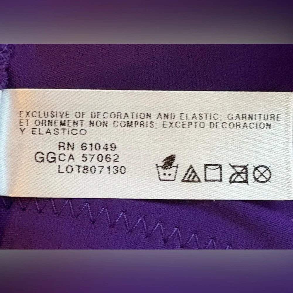 Wacoal Violet Indigo Lace Impression Full-Coverage Underwire Bra Size 32DDD NWT - Picture 10 of 16